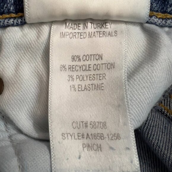 AGOLDE Pinch Waist High Rise Jeans Size 30 Blue Denim - Picture 9 of 12